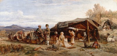Een Kampement in de Woestijn door William James Muller