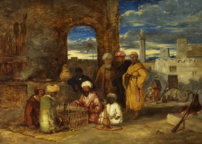 Arabieren die Schaken door William James Muller