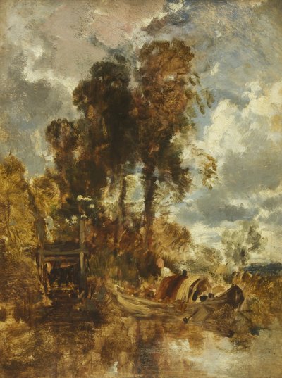 Palingmanden op de Theems door William James Muller