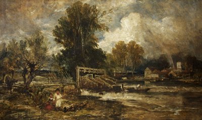 Palingvallen bij Goring door William James Muller