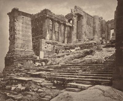 Propylaea uit het zuidwesten,1882 (foto) door William James Stillman
