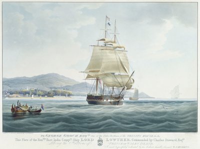 Het schip van de Oost-Indische Compagnie 