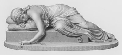 Beatrici Cenci, gegraveerd door W Roffe naar het beeldhouwwerk van Harriet Hosmer door William John Roffe