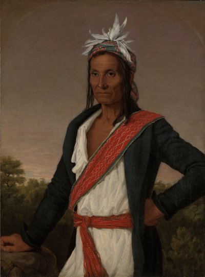 Kapitein Cold, of Ut-ha-wah (Onondaga, ca. 1770) door William John Wilgus