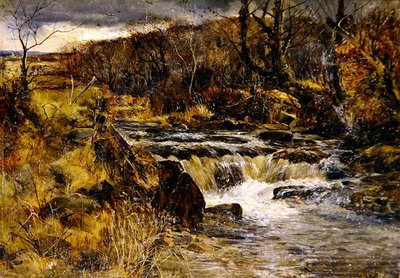 Forelbeek in Wales door William Joseph J.C. Bond