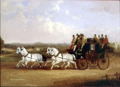 De Brighton Coach op de open weg door William Joseph Shayer