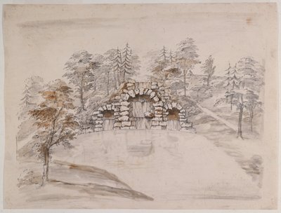 Chiswick, ontwerp voor een waterval door William Kent