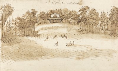Hertenpark door William Kent