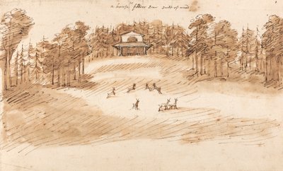 Ontwerp voor een Paviljoen in een Hertenpark door William Kent