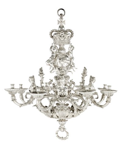 De Givenchy Royal Hanover kroonluchter door William Kent
