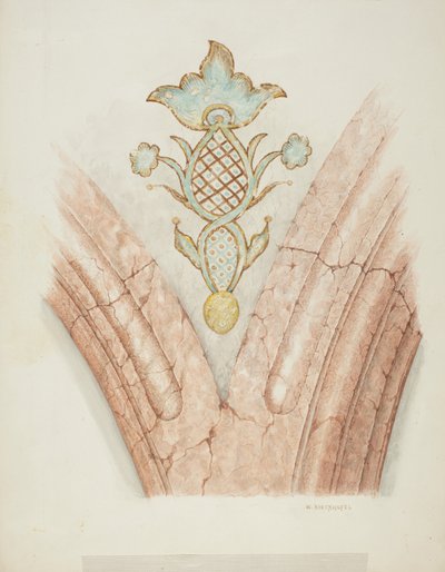 Plafonddecoraties door William Kieckhofel