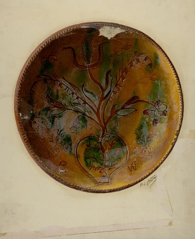 Pa. Duitse Taartbord door William L Antrim