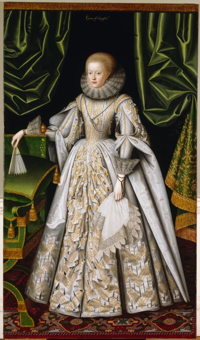 Anne Cecil, Gravin van Stamford c.1615 door William Larkin