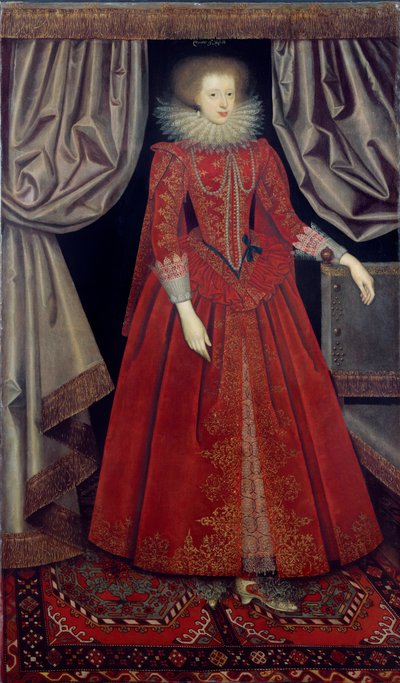 Catherine Knevet, c.1615 door William Larkin