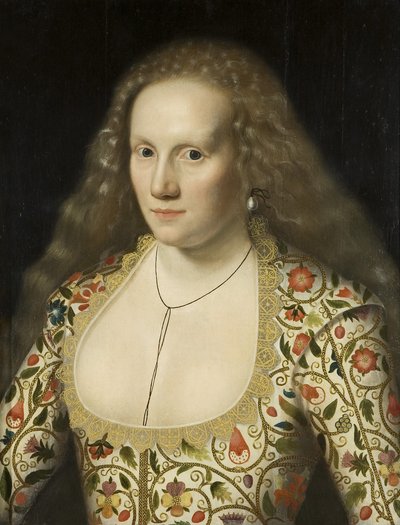 Portret van een Onbekende Dame, c.1615 door William Larkin