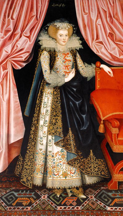 Waarschijnlijk Elizabeth Cary, née Tanfield, c.1615 door William Larkin