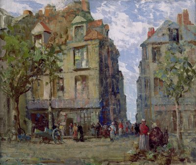 Een Uitzicht in Dieppe door William Lee Hankey