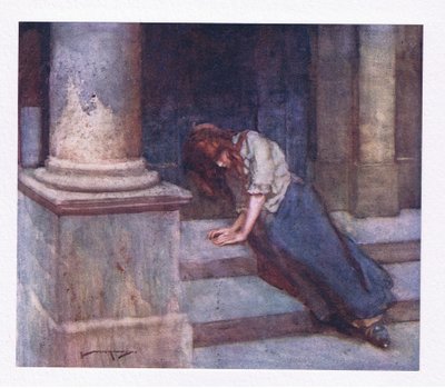 En, verkleumd van de kou, en terugdeinzend voor de regen, betreurt met zwaar hart dat ongelukkige uur door William Lee Hankey