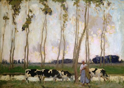 Bretons Landschap door William Lee Hankey