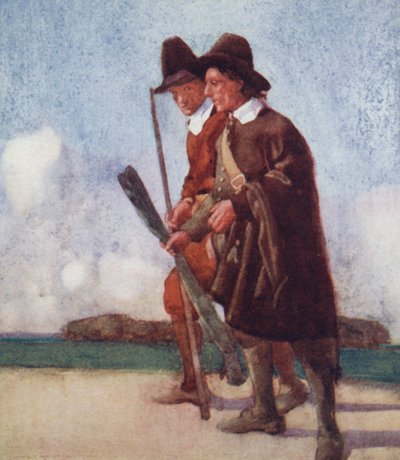 Illustratie voor The Compleat Angler door Izaak Walton door William Lee Hankey