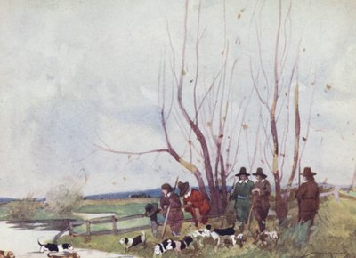 Illustratie voor De Volmaakte Visser door Izaak Walton door William Lee Hankey