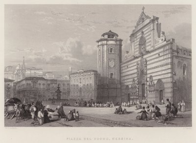 Piazza Del Duomo, Messina door William Leighton Leitch