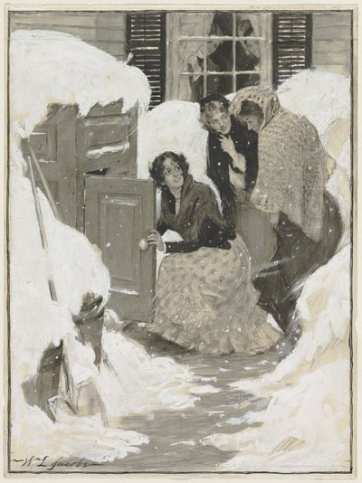 Schets voor een Boekillustratie door William Leroy Jacobs