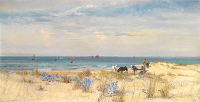 Oogsten van het land en de zee, 1873 door William Lionel Wyllie