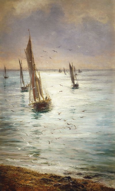 Op Weg naar Huis door William Lionel Wyllie