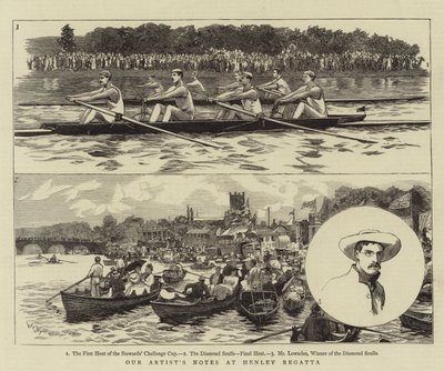 Aantekeningen van onze kunstenaar bij Henley Regatta door William Lionel Wyllie