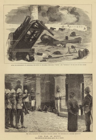 De oorlog in Egypte door William Lionel Wyllie