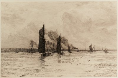 Op de Laatste Druppel van de Overstroming door William Lionel Wyllie