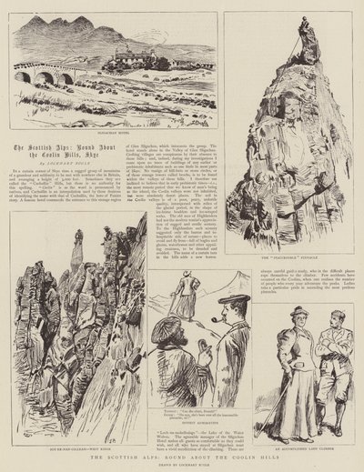 De Schotse Alpen, rond de Coolin Hills door William Lockhart Bogle