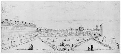Lincolns Inn Fields, ca. 1660 door William Lodge