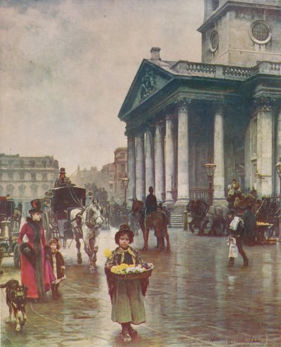 St Martins-in-the-Fields, 1888, ca. 1915 door William Logsdail