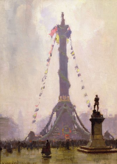 Trafalgar Dag door William Logsdail