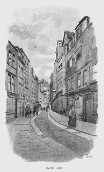 Cloth Fair door William Luker