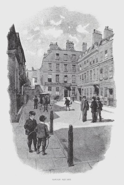 Gough Square door William Luker