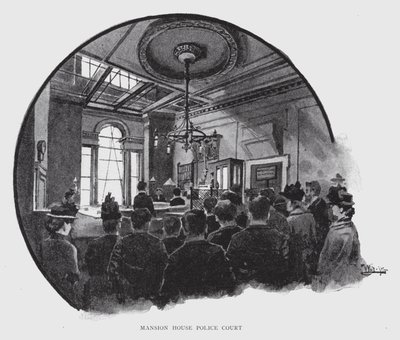 Mansion House Politiebureau door William Luker