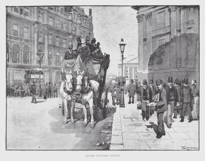 Queen Victoria Street door William Luker