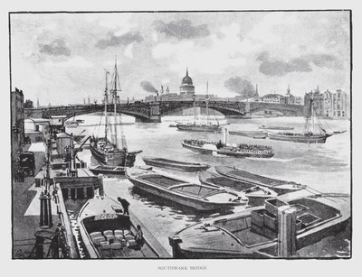 Southwark Bridge door William Luker