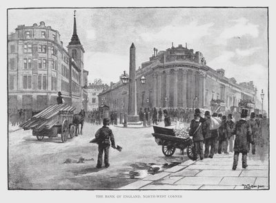 De Bank of England, Noordwestelijke Hoek door William Luker