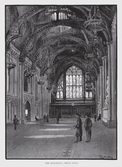 The Guildhall, Grote Zaal door William Luker