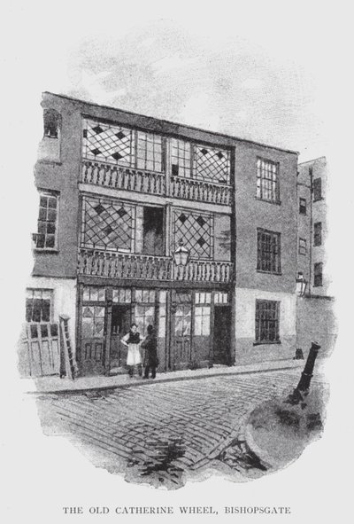 The Old Catherine Wheel, Bishopsgate door William Luker