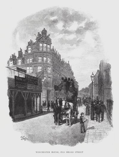 Winchester House, Old Broad Street door William Luker