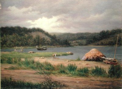 Clamming, Long Island door William M Davis