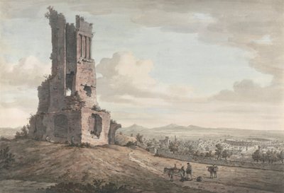 Nîmes vanaf de Tour Magne door William Marlow
