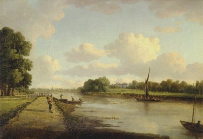 Uitzicht op de Rivier de Theems bij Richmond (?), ca.1776 door William Marlow