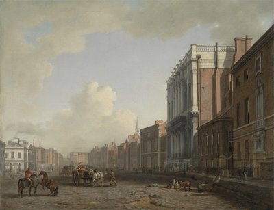 Whitehall, noordoostelijk uitzicht door William Marlow