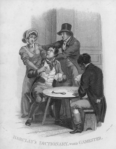 Barclays Woordenboek, woord: Speler door William Marshall (after) Craig
